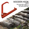 Roller Felling Lever Garden Backyard Lifter Log Peavy Rustproof Cant Hook Tools Hook Home Garden Hand Tools for Cutting Wood 5