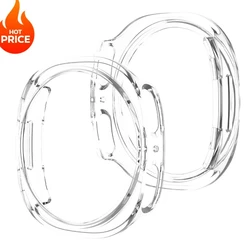 Set of 2 Matte Hard Protective Cases for Smartwatch - Hollow Out Design (5 Transparent 2pcs )