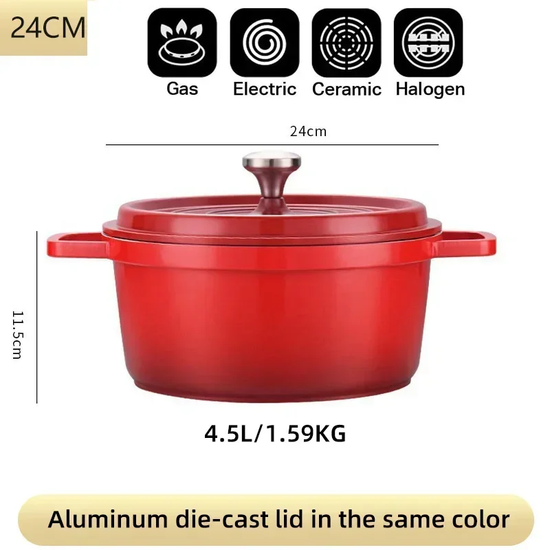H RED 24CM