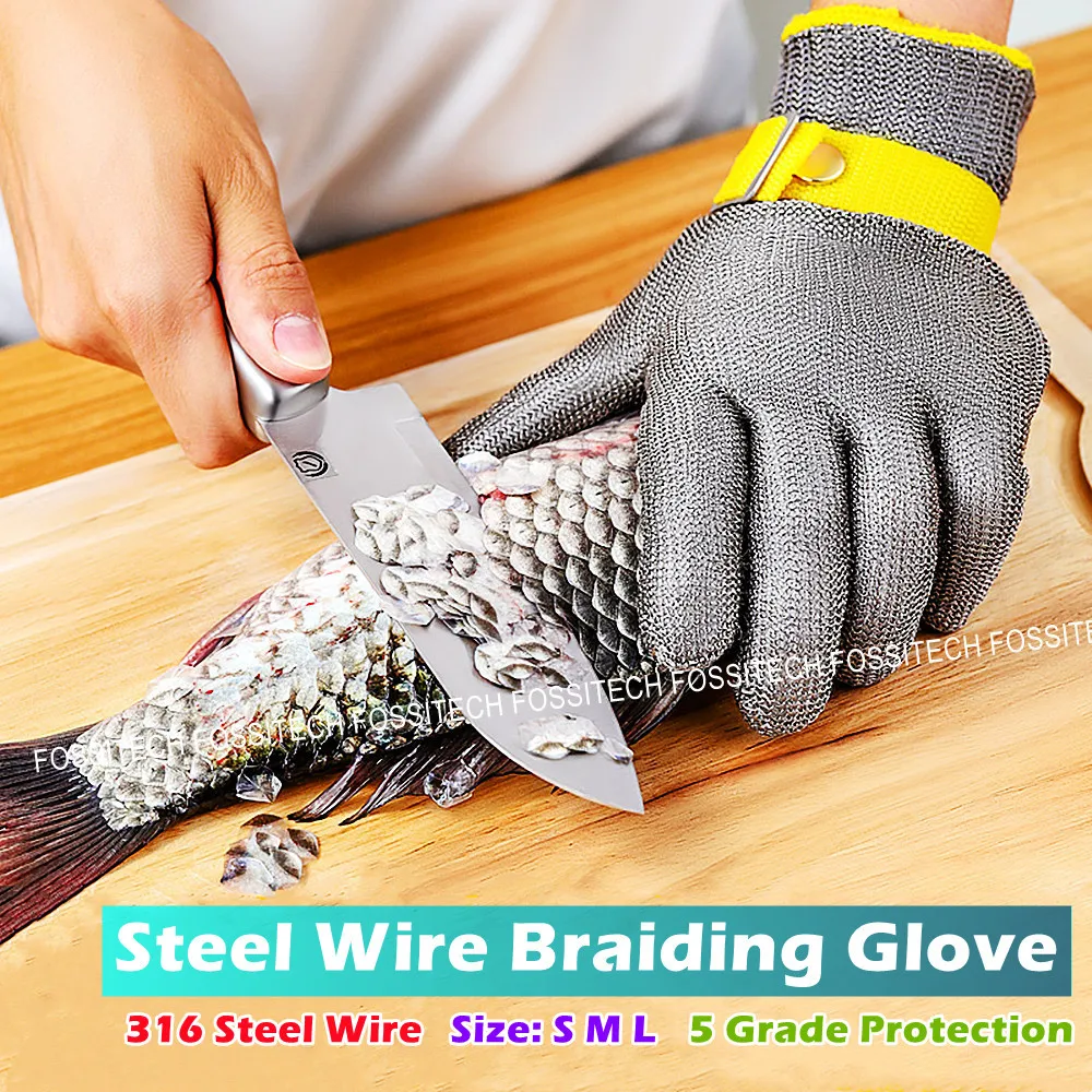 

Защитная перчатка для плетения из стальной проволоки, из нержавеющей стали