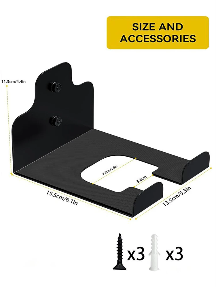 Garage Organizer Trimmer Rack Garden Power Tool Hanger Weed Whackers Holder Wall Mounted For Grass Trimmer Hedge Garden Tools