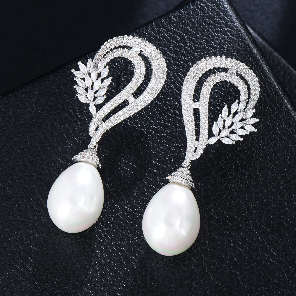 Kellybola New Boho Summer Pearl Drop Earrings for Women Bridal Wedding Party Be Original Lady Charm Ins Style Fashion Jewelry
