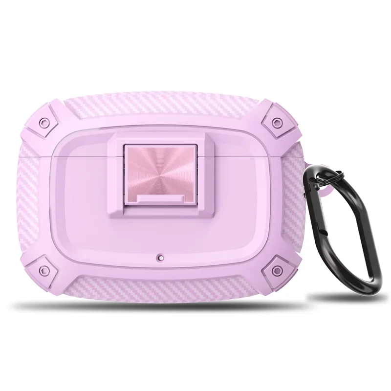 Carbon Fiber Shockproof Case with Safety Lock Cover