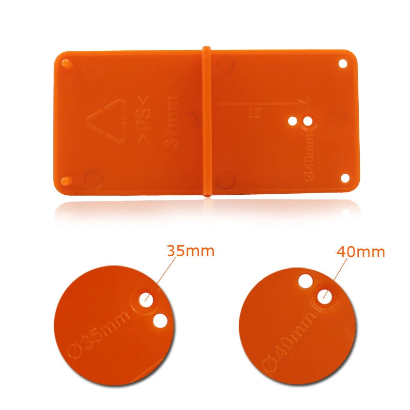 

Направляющая для сверления отверстий на шарнирах 35/40 мм, дверные шкафы, «сделай сам», деревообрабатывающий перфоратор для петель, Открыватель отверстий, локатор, инструменты для отверстий стандартного размера