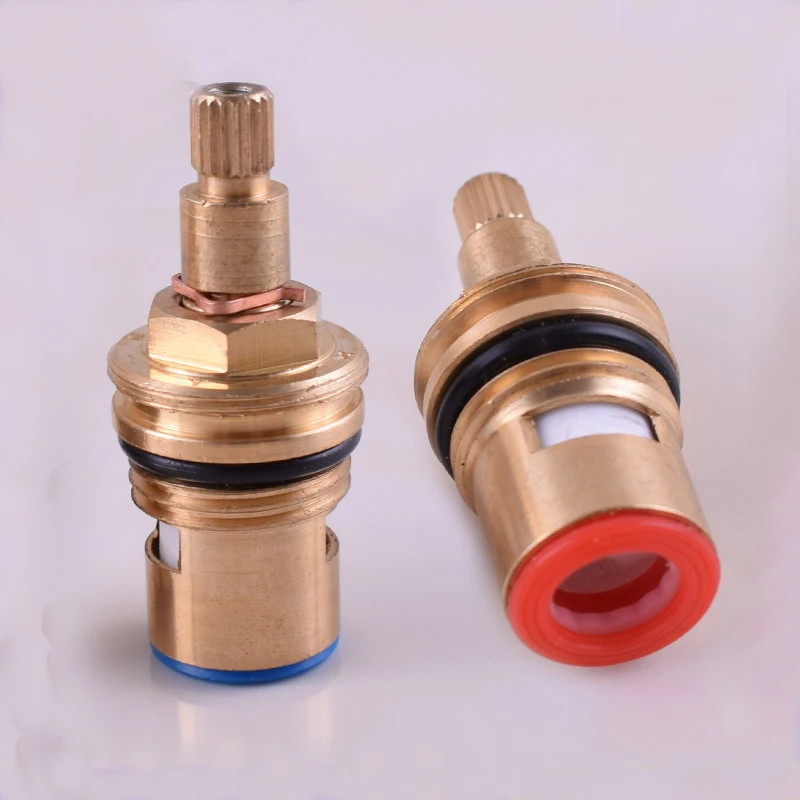 Tap Valve Cartridge Replacement Ceramic Disc gland Quarter Turn 20 teeth 1/2" faucet cartridge