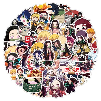 10/30/50PCS Demon Slayer Anime Kamado Nezuko Stickers DIY Phone Laptop Luggage Skateboard Graffiti Decals Fun for Kid Toys Gift 4