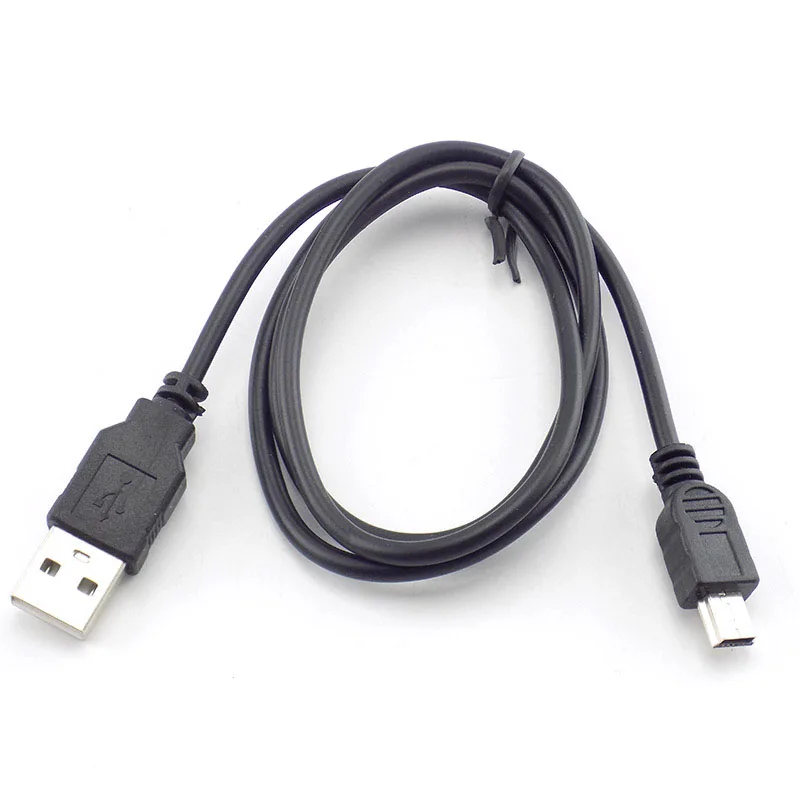 USB2.0 Type A Male To Mini 5-Pin Type B Data Charge Connector Cable 480Mbp Sync Power Charging Extension Cable Splitter Resolver usb charging cable usb extension cable connector extension cable usb cable adapter conversion cable adapter