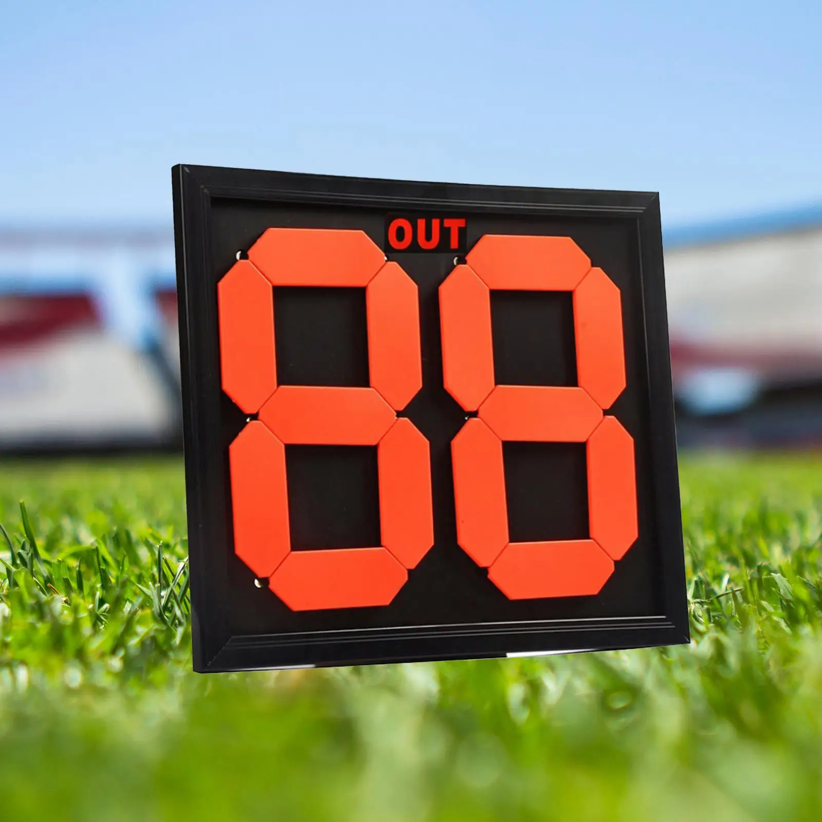 Football Soccer Manual Substitution Board Card Fine Workmanship for Referee Fluorescent Display