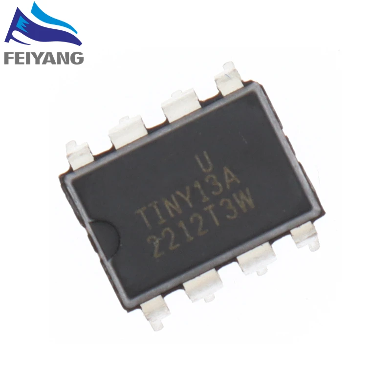 SAMIROB 1/5PCS ATTINY13A-PU ATTINY13A ATMEL ATTINY13 13A-PU 8DIP IC – Detail 2