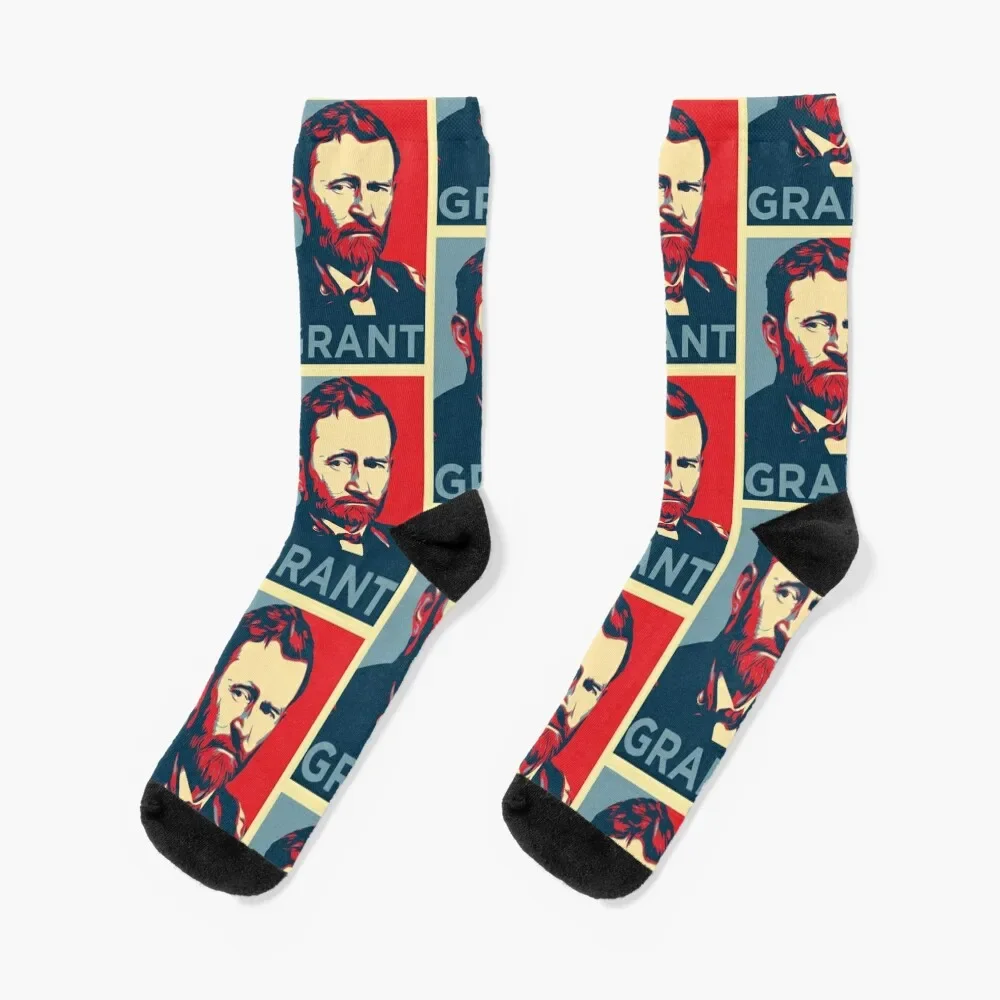 

Ulysses S. Grant Socks anti slip football Christmas loose Socks Men's Women's