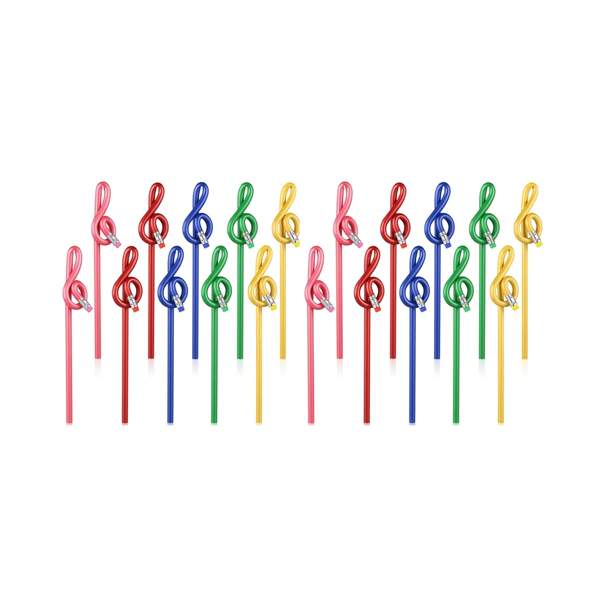 

Карандаш со стирателями 20 шт., для музыкальных заметок, письменные принадлежности, Детские Канцелярские подарки