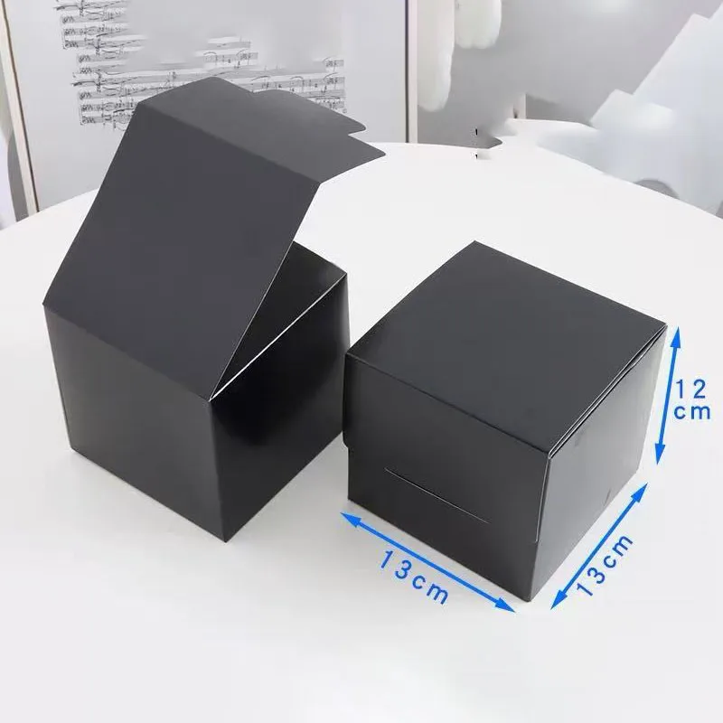 50pcs Black Paper Sandwich Boxes, Disposable Burger, Toast, Bread, Donut, Egg & Pas... - SKU BPHB2315 - UGI Packaging