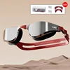 1Pcs Fashion Anti-fog Silicone Goggles HD Waterproof Adjustable Shoulder Straps Suit for Swimming Training Water Sport Men Women