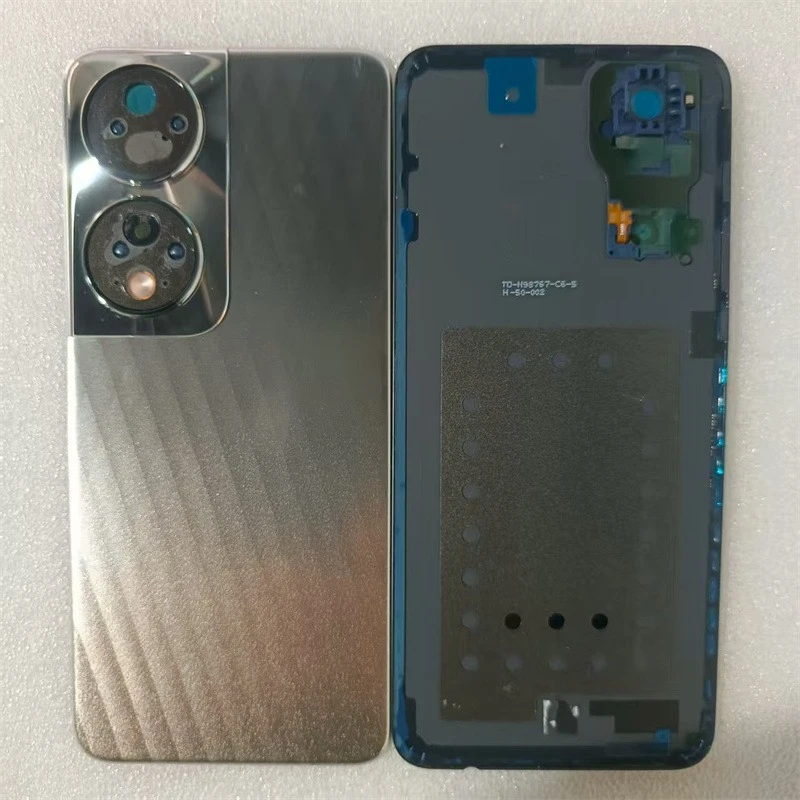Honor X7B 5G용 하우징 미들 프레임+배터리 커버 후면 도어 패널 하우징 케이스(카메라 렌즈 포함)