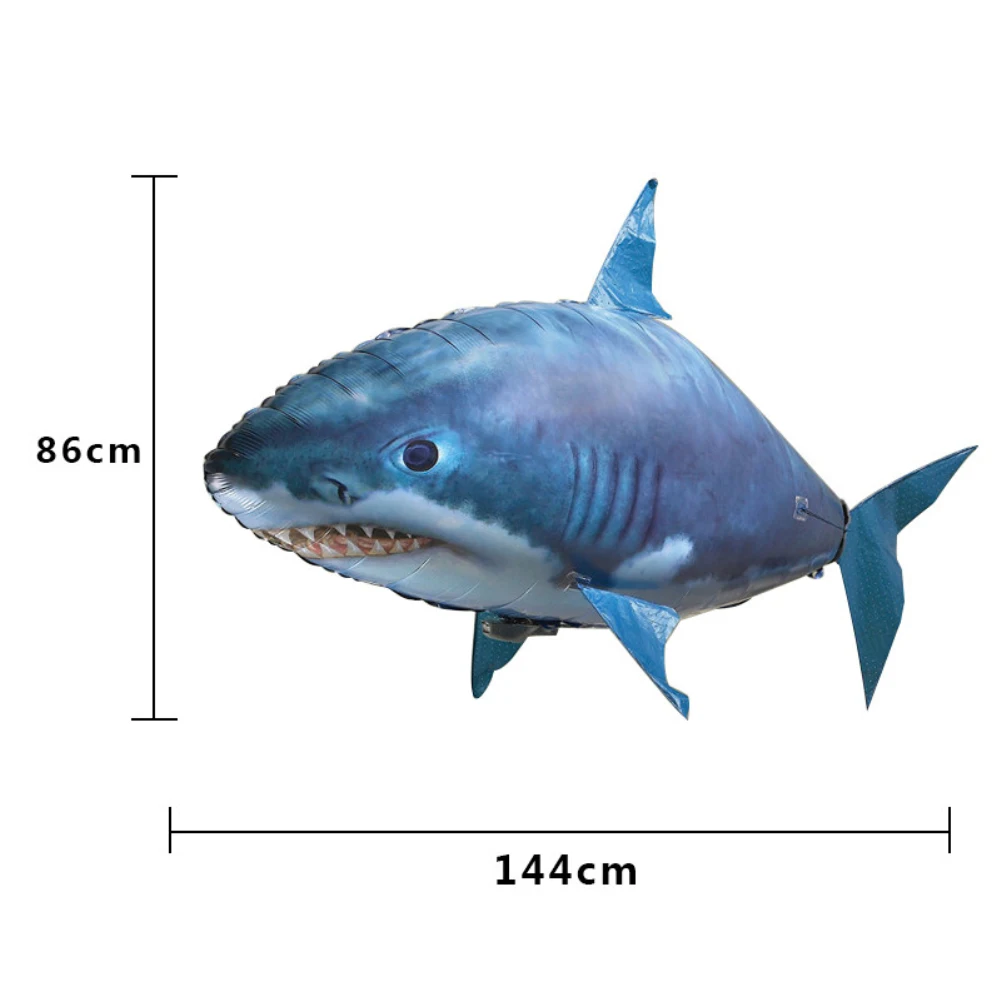 Remote Control Shark Toys Air Swimming RC Animal Infrared Fly Balloons Clown Fish Toy Children Gifts Flying Drone Flying Balls 6