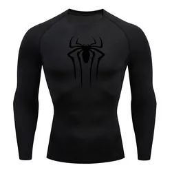 Men's Long Sleeve Compression Workout Shirt - Sun Protection & Breathable Rashgard - S (12)
