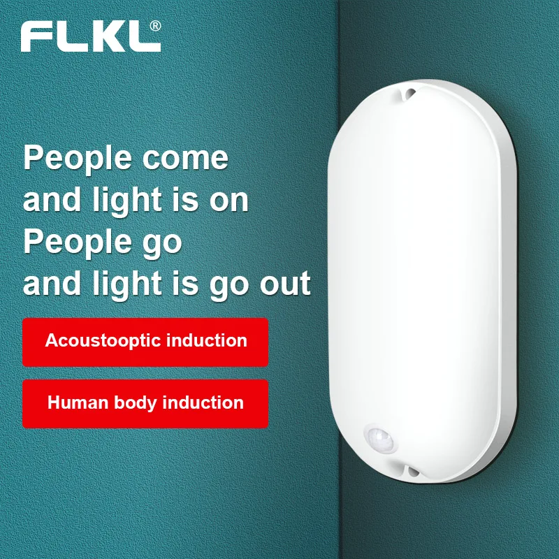LED Wall Light Induction Night Light Bedside Aisle Corridor Staircase Background Decorative Light Personalized Design AC 220V