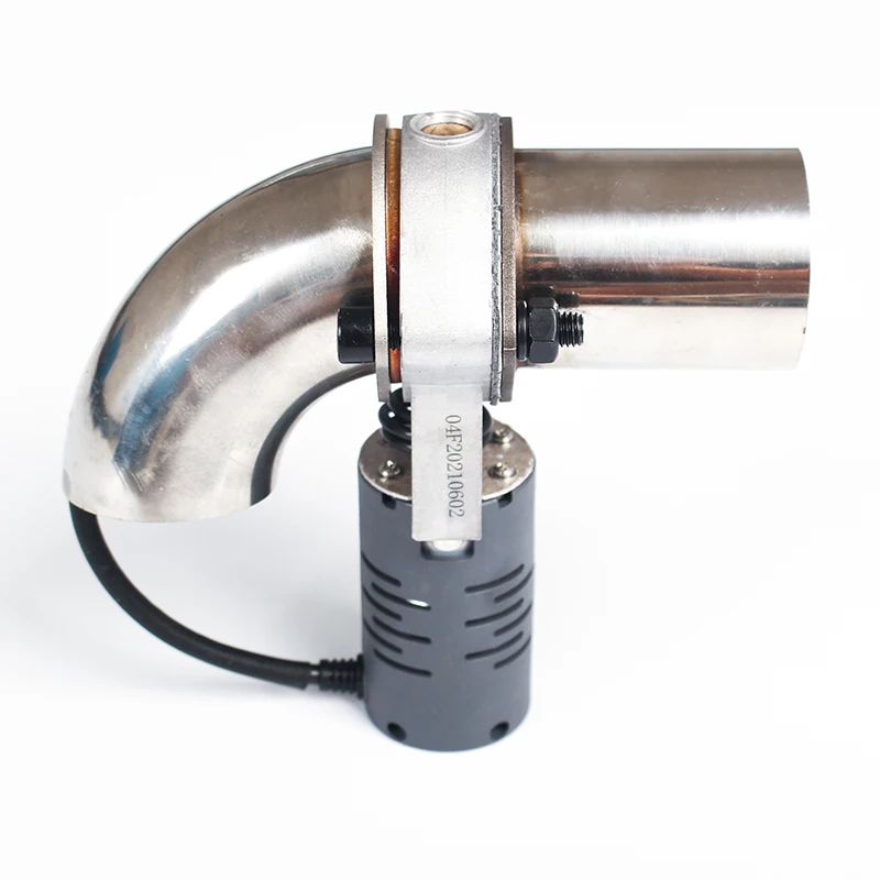 Universal Car Exhaust Sounds Valve 12V Electric Cutout Adjustable Remote Control Waterproof Welding Kit exhaust sound valve kit