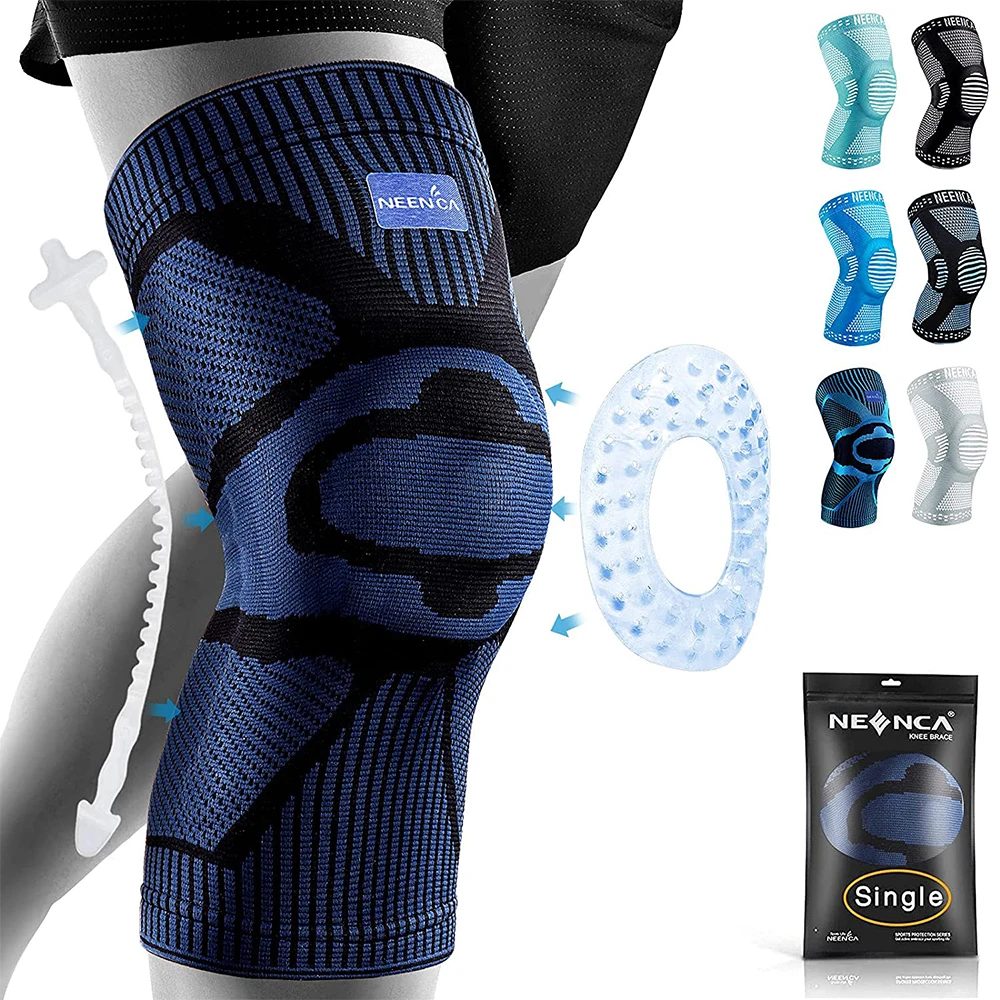 NEENCA Knee Brace Support with Side Stabilizers Patella Gel Knee