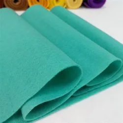 Premium Roll Soft Felt Fabric - Non - Woven DIY Sewing & Craft Material, 90x90cm, 1.4mm Thick, Sold by the Yard - 1Yard (Turquoise(90X 90cm))