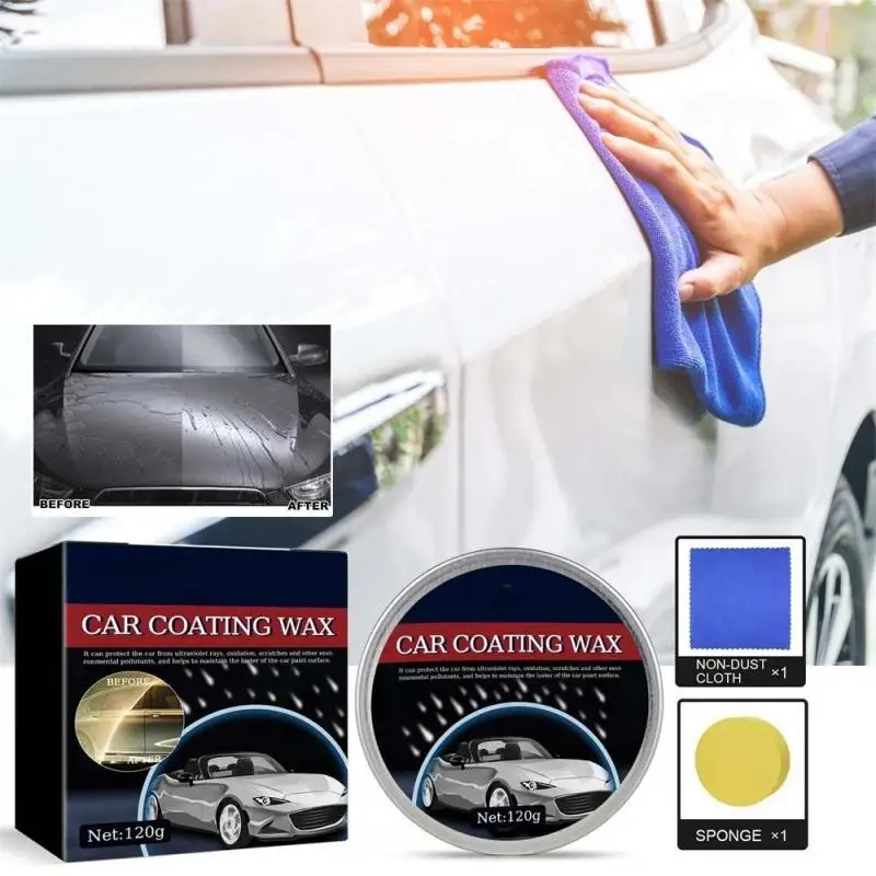 

New Car Polish Car Wax Crystal Plating Set Covering Paint Surface Coating Formula Hard Glossy Wax Layer Waterproof Film