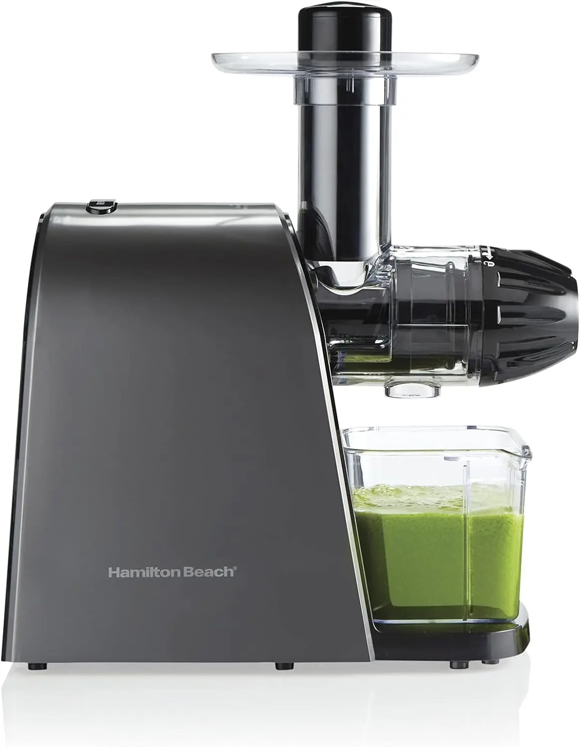 

Cold Press Masticating Juicer Machine, Slow and Quiet , Juice Fruits & Vegetables, BPA Free, Easy Clean, 150 Watts, Silver Eyebr
