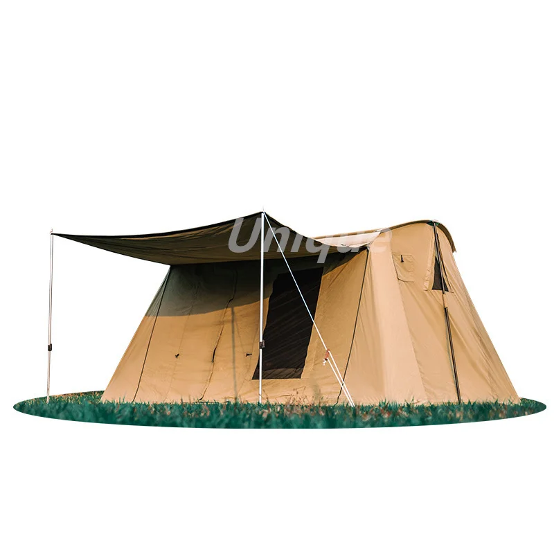 

Mongolian Yurt Tent, Outdoor Light Luxury Camping Tent, Family Style Camp