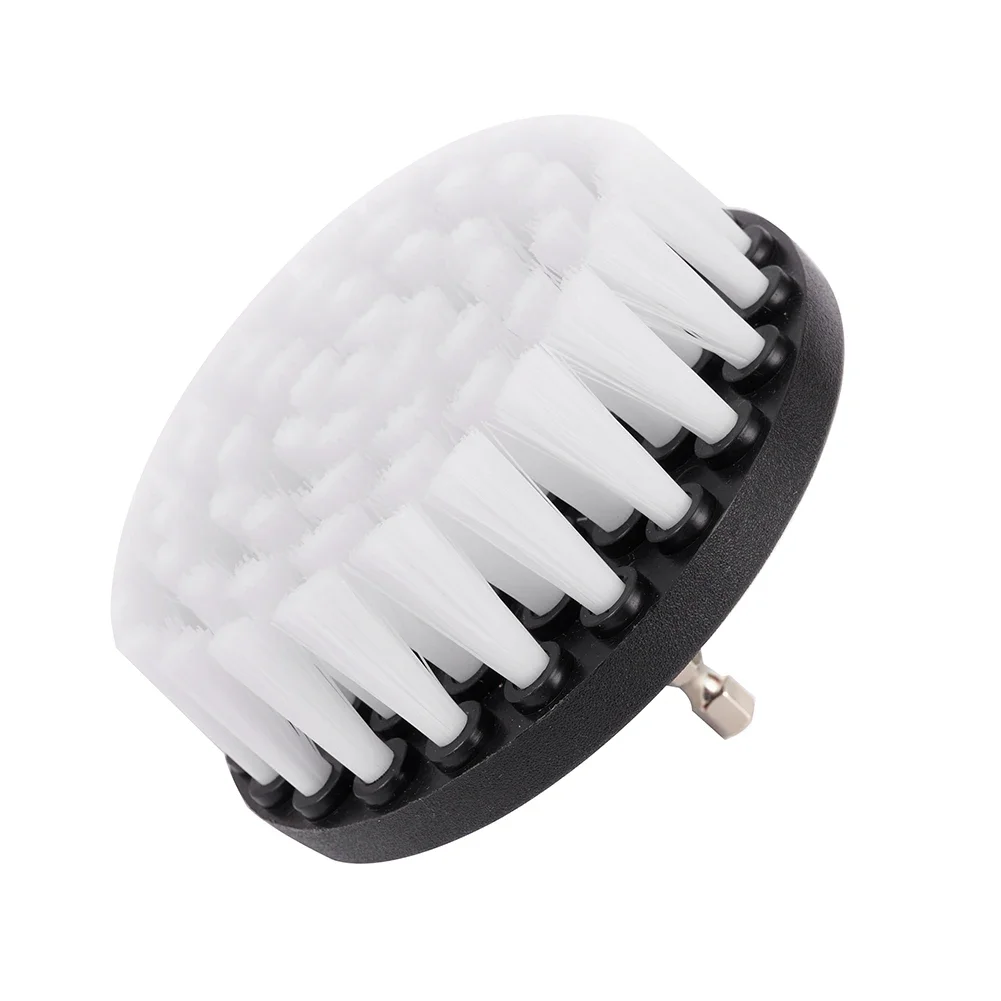 

Soft Drill Brush Attachment For Cleaning Car Carpet & Leather And Upholstery 4 Inch Convenient Cleaning Accessories