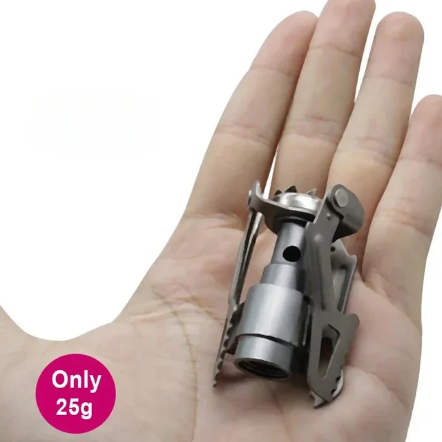 캠핑과 야외 활동을 위한 강력하고 휴대용 티타늄 가스 스토브