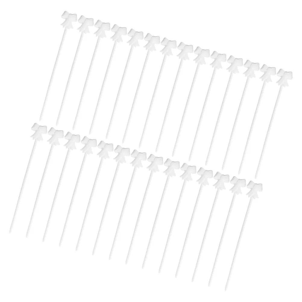 

Bowknot Foil Balloon Holders Wedding Party Balloon Poles Plastic Balloon Sticks Supports Film Balloon White Support Pole