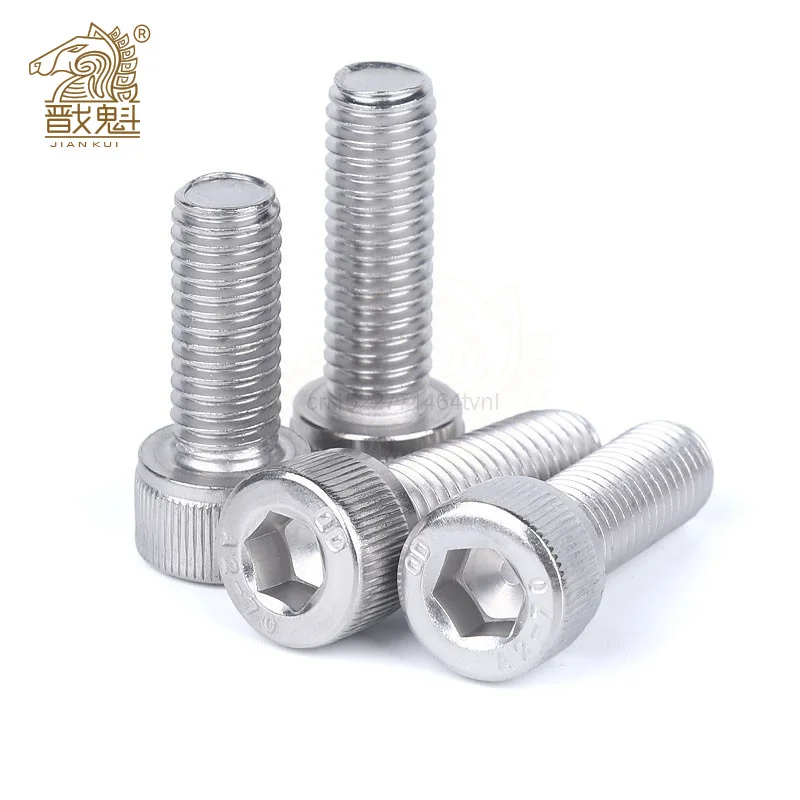 Hexagon Socket Head Bolt 50pc M1.4 M1.6 M2 M2.5 M3 304 A2 Stainless Steel Black grade 12.9 DIN912 L = 2-30mm