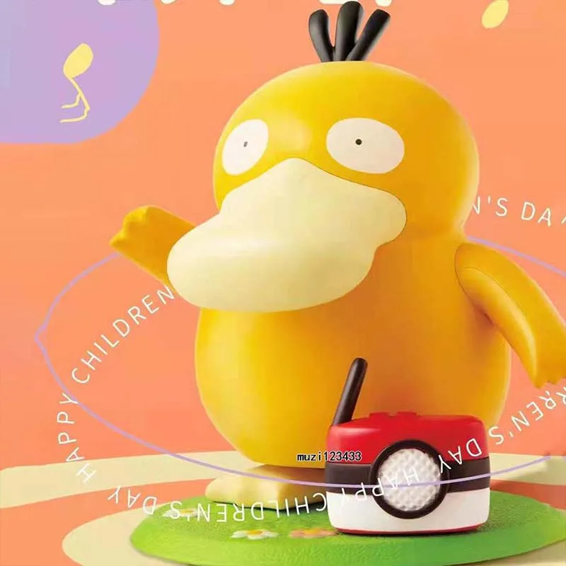 

Pokemon Psyduck Dancing Swing Sounding Toy Diy Portable Luggage Music Box Anime Action Figure Kids Toys Children Birthday Gifts