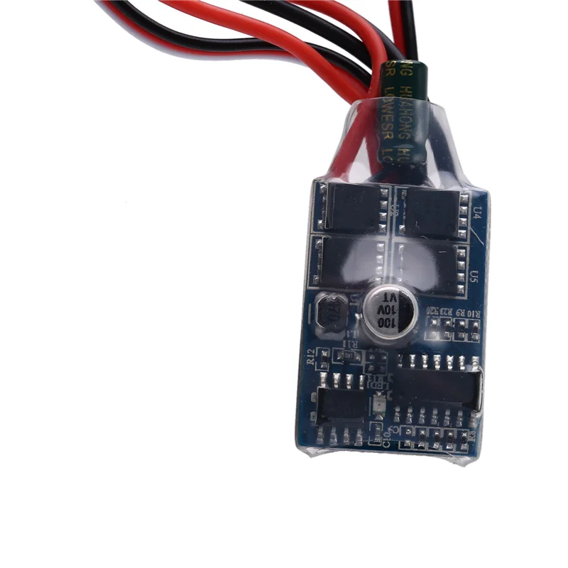 X38A-3X Rc ESC 10A 브러시드 모터 속도 컨트롤러 Rc 자동차 보트용 브레이크 없음