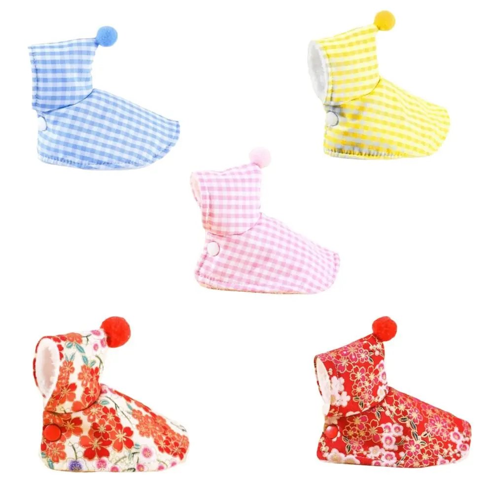 Bird Clothing Warm Bird Cloak Windproof Plaid Bird Flight Suit Colorful Thickened Bird Dress Up Outdoor