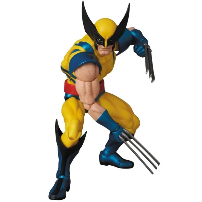 In Stock CT Toys Mafex 96 Wolverine Figure Brown Comic X-Men Action Figure Mafex 138 Shf Anime Figurine Ko Model Toy Kids Gifts