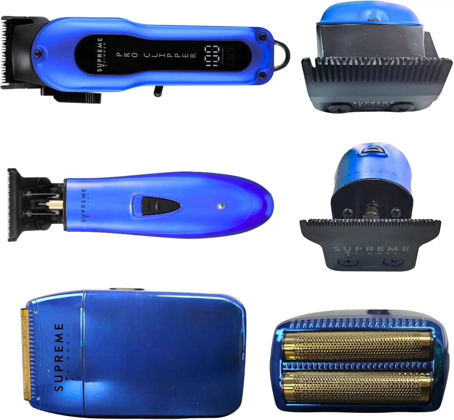 Trimmer 3-in-1 Barber Bundle Hair Clipper, DLC Trimmer & Crunch Lite Foil Shaver Professional Beard Men&rsquo;s Cl