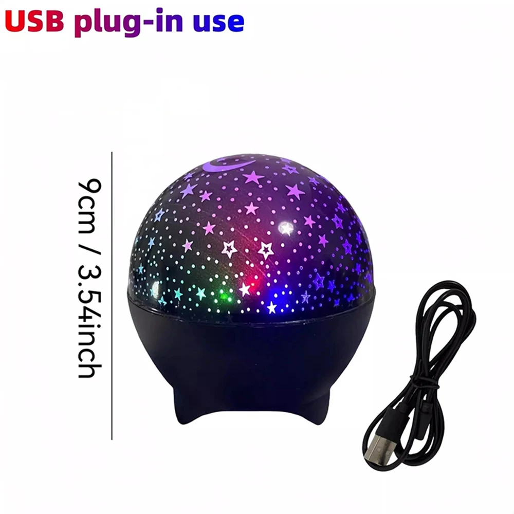 รูปสินค้า ไฟโปรเจคเตอร์ LED ดาว-จันทร์ หมุนอัตโนมัติ