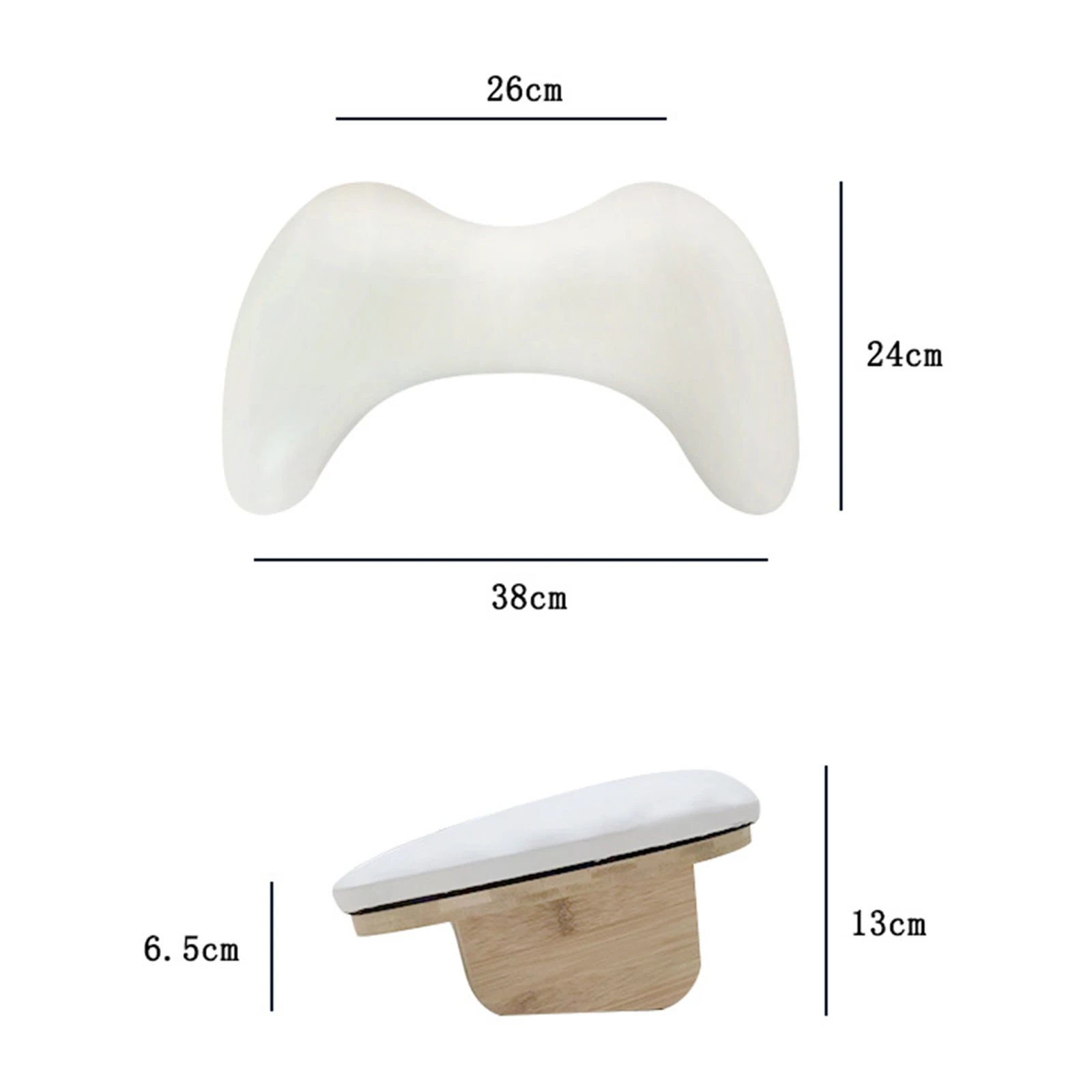 Nail Art Hand Pillow Two Hand Nail Arts Hand Pillow Russian Butterfly Manicure Pillow Logs PU Leather Material Ergonomic Tilting Design