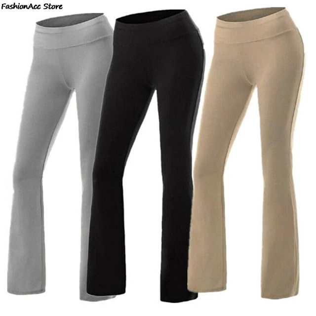 Women Yoga Pants Flare Leg for Fitness Girl Aesthetic Trousers Female  Flared Wide Legs Pants Style Sexy Stretchy Sweatpants - AliExpress