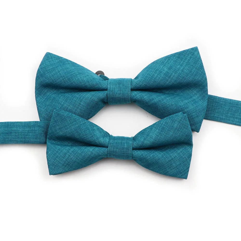 

Men's Cotton Corlorful Parent-Child Bowtie Set Classic Cute Butterfly Blue Red Khaki Bowtie Party Wedding Men Kids Accessories