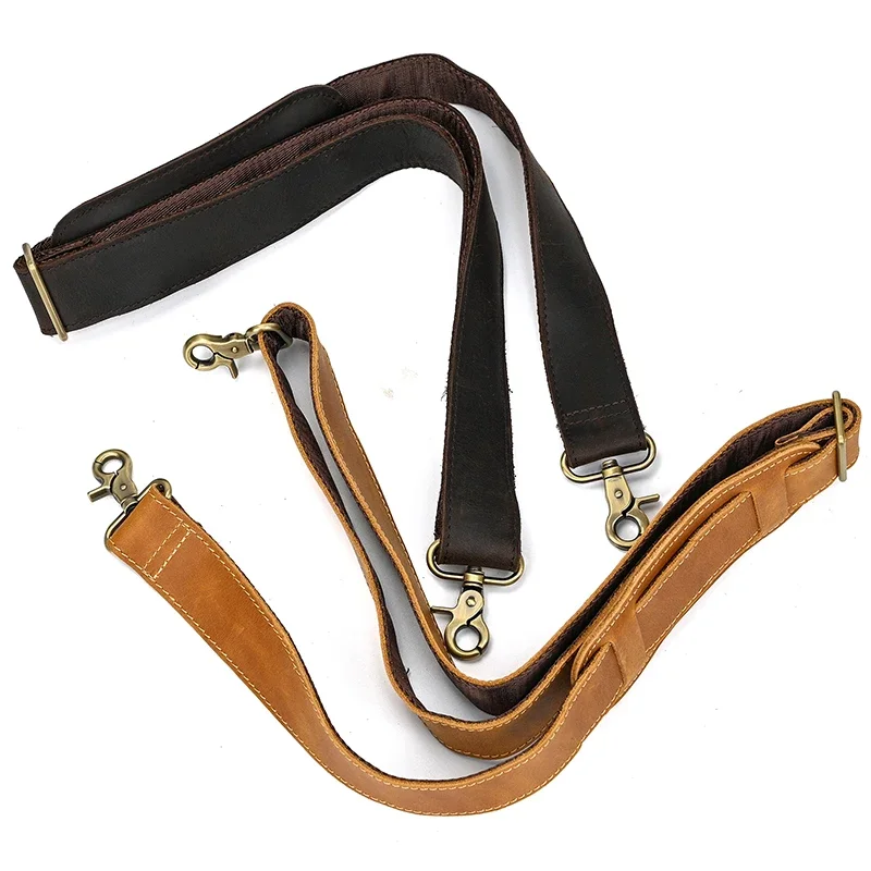 Leather Strap for Messenger Bags Adjustable Shoulder Bag Accessory