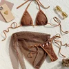 2025 Sexy Bikinis Female Swimsuits Women's Three-Piece Swimwear Beach Swim Wear Bathing Suits Brazilian Bikini Set Pool Bather