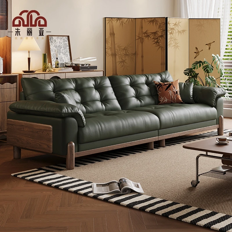 Cloud Leather Art Sofa 1