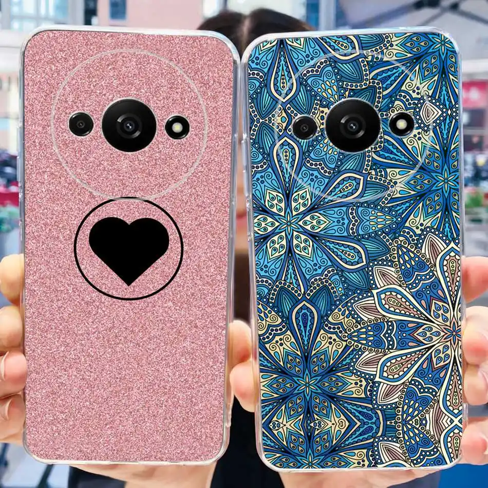 Elegant Printing Soft Silicone Clear TPU Slim Phone Case