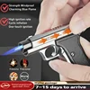 Portable Metal Windproof Pendant Lighter Outdoor Spray Blue Flame Torch Inflatable Lighter Cigarette Accessories Men's Gift New 1