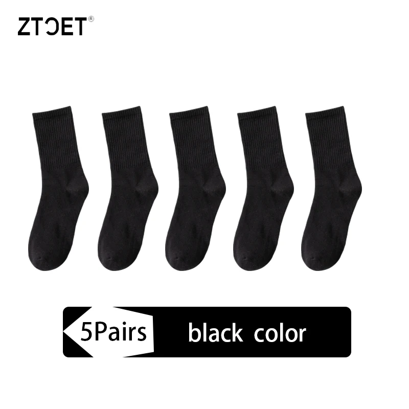 Neue männer Socken Gekämmte Baumwolle Herbst Winter Schwarz Business Lange Socken Atmungsaktiv Hohe Qualität Neue Männliche Socken Plus größe EU38-45 – Detail 9