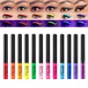 UV Light Neon Eyeliner Pen Eyes Makeup Red Waterproof Liquid Color Eye Liner Pencil Make Up Cosmetics Yellow Matte Purple Pen 1