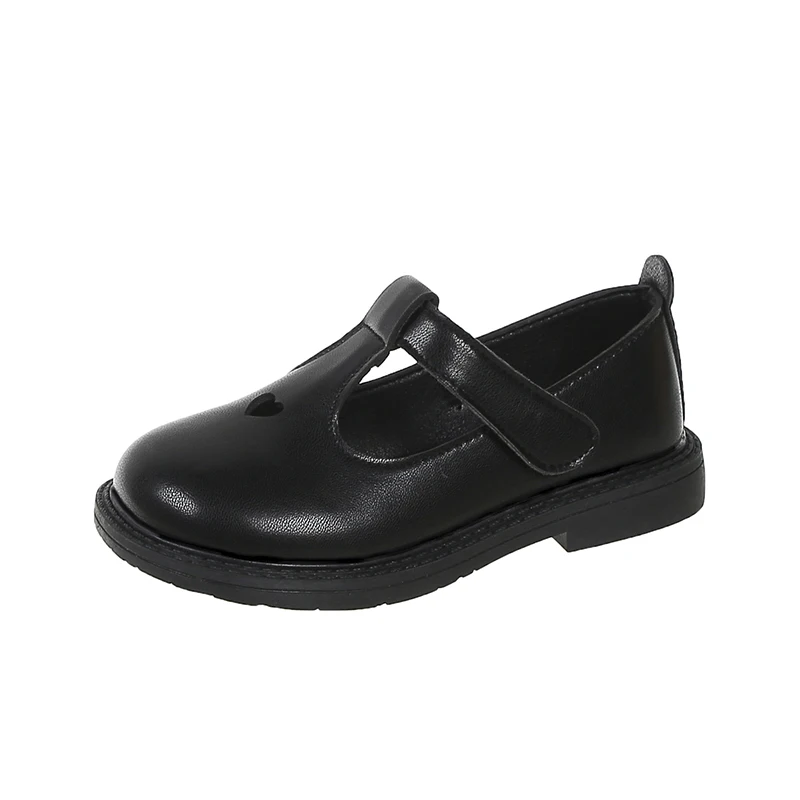 UK Uniform School Shoes Simple 2023 Versatile Kids Fashion Boys and Girls Casual Shoes Round-toe Breatheable Children Loafers