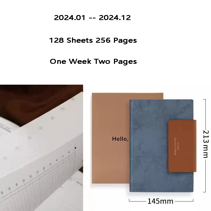 

Notebook Agenda Notepad Jounal Diary Stationery Note Bullet Weekly Organizer 2024 Calendar Planner Office Book And Sketchbook