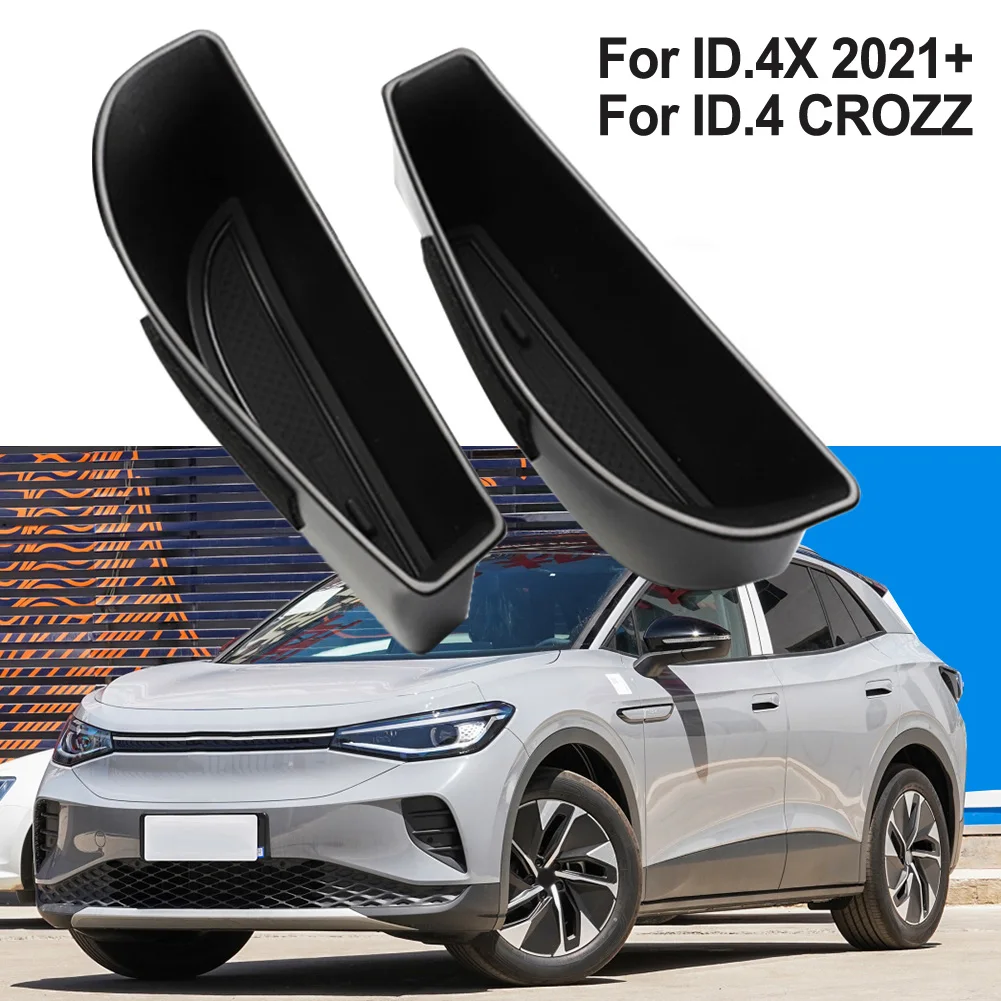 

Для Volkswagen ID.4 CROZZ 2021 + Боковая дверь ящик для хранения, дверной подлокотник, поддон, органайзер для ID.4 ID4 ID 4, автомобильные аксессуары